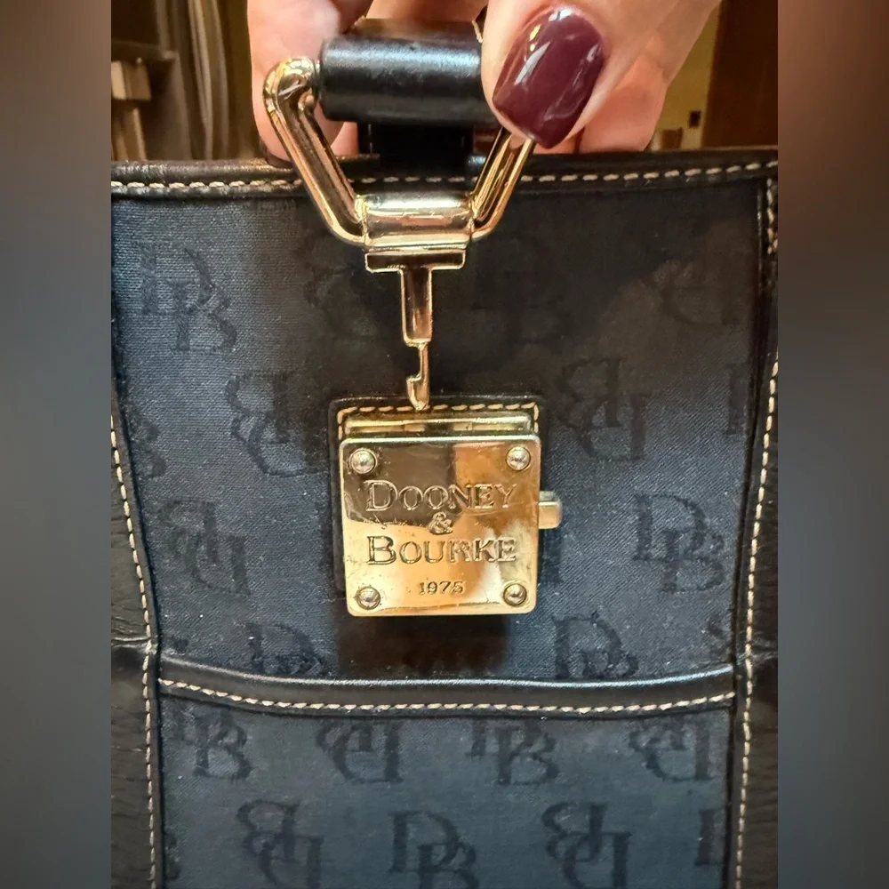 Dooney & Bourke Blue Tote Bag - Picture 2 of 16
